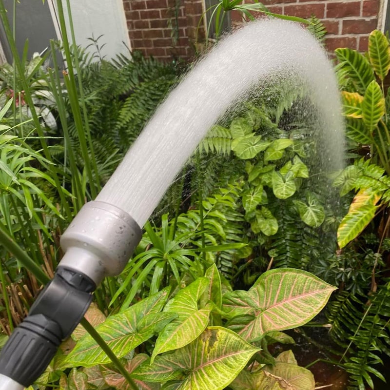 STYDDI Soft Rain Watering Wand with Pivoting Head and Thumb Control, 18" Gentle Classic Rain Wand with 1008Holes Stainless Head, Perfect for Hanging Baskets, Planters, Greenhouses and Seedbed - Image 2